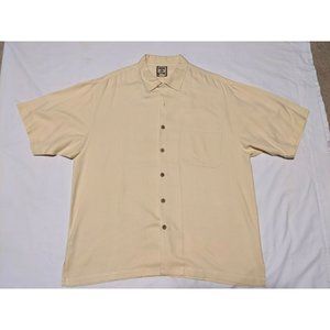 Tommy Bahama Casual Button Down Shirt Sz. L Yellow